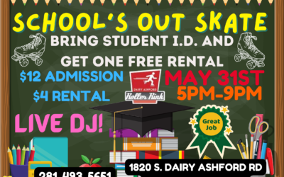 End of School Skate Friday May 31