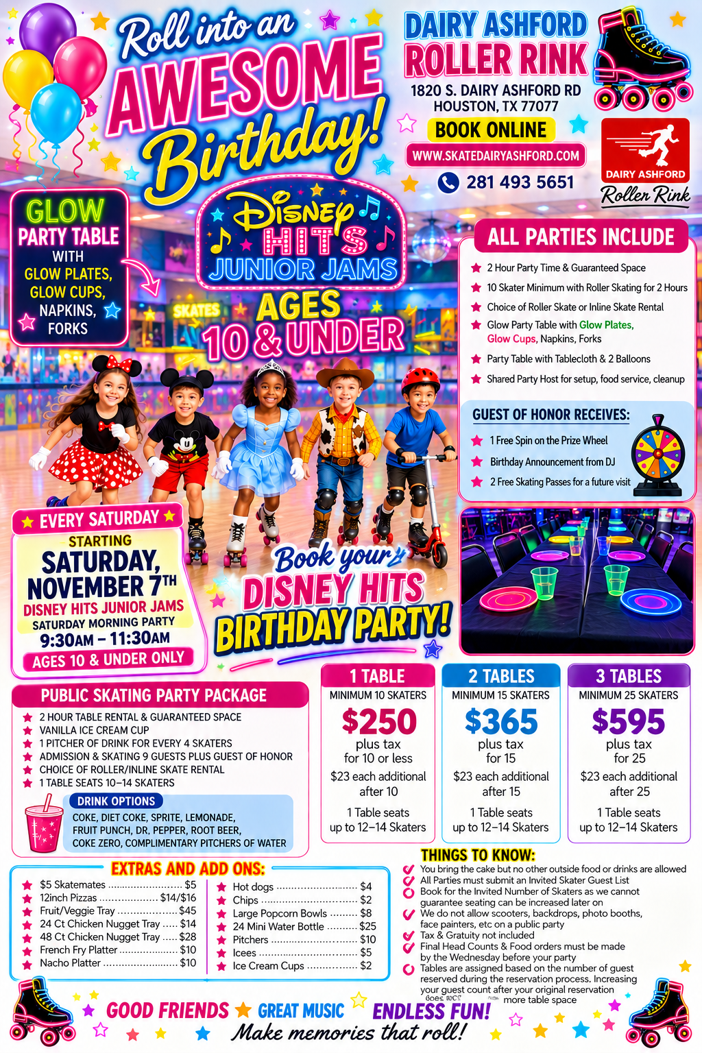Roll Into an Awesome Birthday Party!